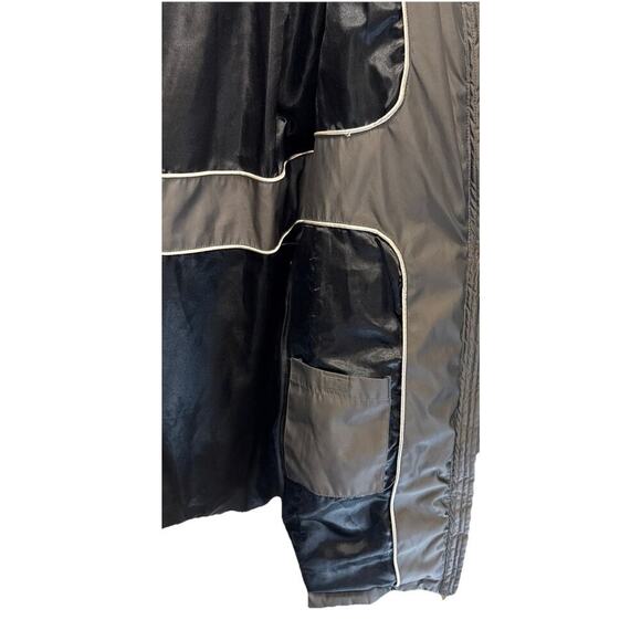 CALVIN KLEIN Women Puffer Parka M Brown Duck Down Removable Hood Winter Coat - Picture 6 of 13